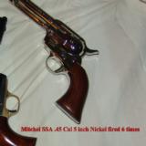 Mitchel Arms SSA .45 cal.
5 inch Nickel:
6 rounds fired through it. - 1 of 1