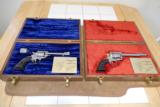 RUGER REVOLVERS- 357 MAG AND 22 CONVERTABLE-ROY ROGERS MUSEUM 1 OF 1000- BOTH SERIAL 1000 - 1 of 4