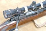 WINCHESTER MODEL 70 FEATHERWEIGHT 308 WIN. WITH REDFIELD 3X9 ROYAL ACCU-TRAC SCOPE WITH TRAJECTORY COMPENSATION DIALS - 5 of 10