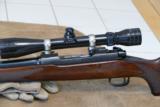WINCHESTER MODEL 70 FEATHERWEIGHT 308 WIN. WITH REDFIELD 3X9 ROYAL ACCU-TRAC SCOPE WITH TRAJECTORY COMPENSATION DIALS - 8 of 10
