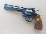 Colt Custom Shop Python, Cal. .357 Magnum, 6 inch Blue Finished - 1 of 7