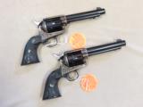 Pair of Colt Single Action Army's, Consecutive Serial Numbered, Cal. 38/40, Removable Bushings
SALE PENDING - 2 of 4