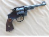 Smith & Wesson
.44 Hand Ejector 2nd Model, Cal. 44 Special
6 1/2 Inch Barrel, Blue Finish 1917 - 2 of 4