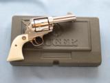 Ruger Vaquero (Old Model), 3 3/4 Inch Barrel, Simulated Ivory Grips, Cal. .45 LC
SALE PENDING - 1 of 4