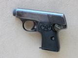  Walther Model 5, Cal. .25 ACP/6.35 mm
Rare
SOLD - 1 of 4