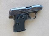  Walther Model 5, Cal. .25 ACP/6.35 mm
Rare
SOLD - 2 of 4