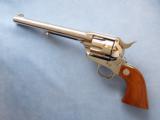 Colt Single Action Army Frontier Six Shooter, 3rd Generation, Cal. 44-40, Nickel 7 1/2 Inch Barrel,
Custom Shop
SOLD
- 1 of 8