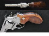 Smith & Wesson Model 686-5, Jeff Flannery Engraved, Cal. .357 Magnum
4 Inch Stainless
S&W Mod. 686
- 6 of 9