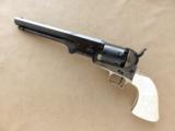 Colt 1851 Navy, 2nd Generation with Ivory Eagle Grips, Cal. .36
SOLD
- 1 of 9