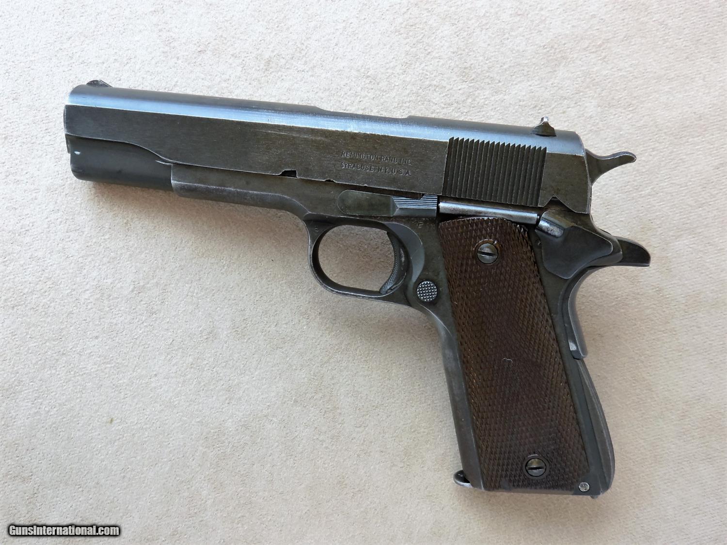 Remington Rand 1911 A1 Wwii Vintage Cal 45 Acp 7249