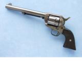 Colt .45 Peacemaker, 1st Generation
7 1/2 Inch Barrel, Blue/Color Case Hardened Finish
SOLD - 3 of 12