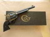 Colt 2nd Generation Single Action Army, Cal. .38 Special, NIB
7 1/2 Inch Barrel, Blue/Color Case Hardened
- 1 of 7