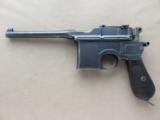 Mauser C96 Broomhandle Circa 1914 Excellent Condition!
SOLD - 2 of 21