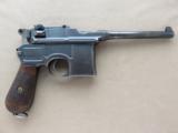 Mauser C96 Broomhandle Circa 1914 Excellent Condition!
SOLD - 1 of 21