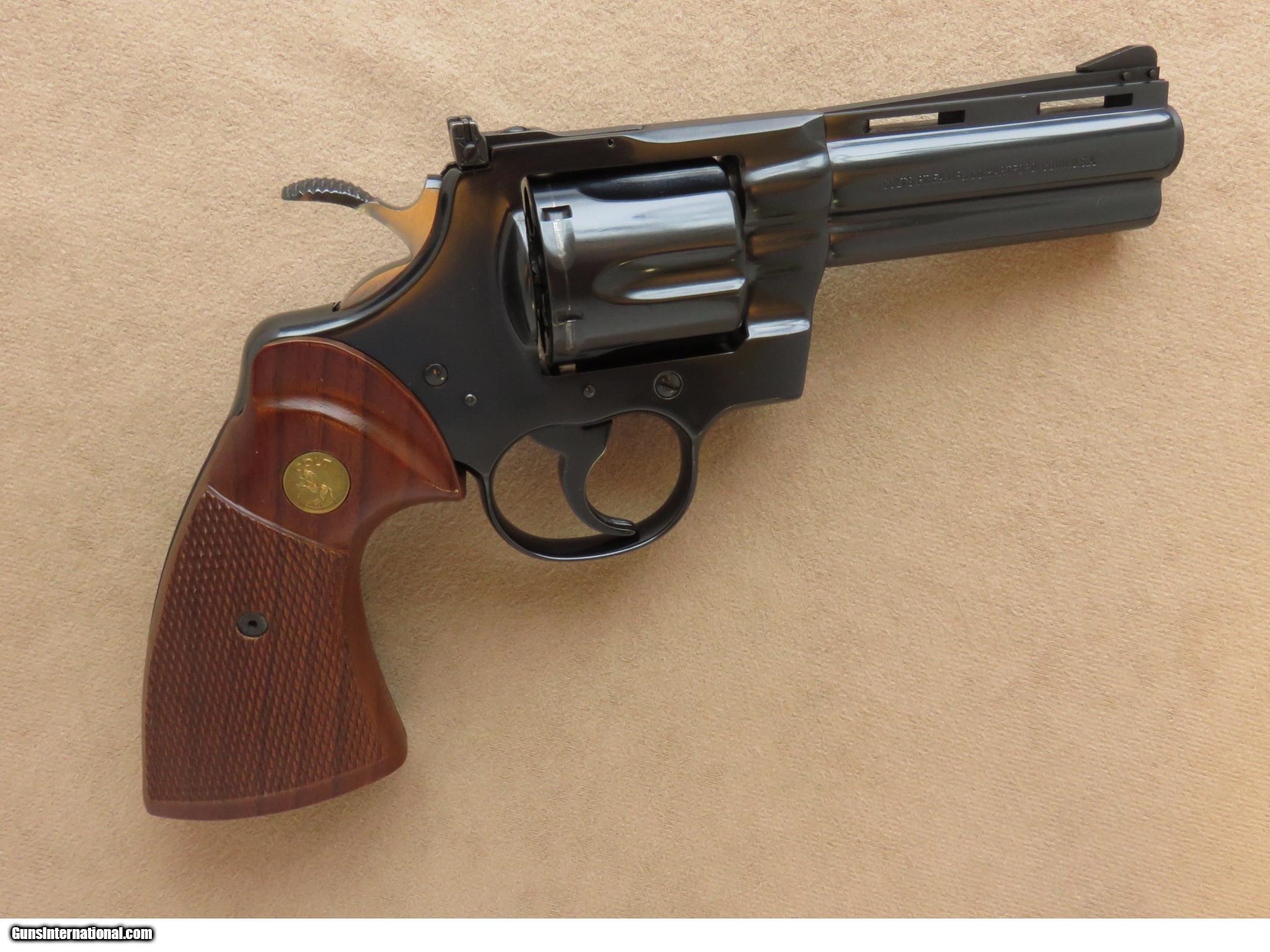 Colt Python, 4 Inch Blue Finish, Cal. .357 Magnum