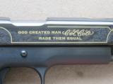 Limited Edition Colt 1911 with Col. Samuel Colt Phrase NIB Unfired
SOLD - 3 of 14