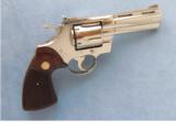  Colt
Python, 4 Inch barrel, Nickel, Cal. .357 Magnum
SOLD - 2 of 5