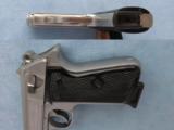 Walther PPK/S Stainless, Cal. .380 ACP , Pre S&W
SOLD - 6 of 8