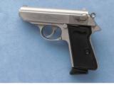 Walther PPK/S Stainless, Cal. .380 ACP , Pre S&W
SOLD - 3 of 8