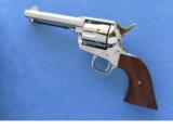  Colt Single Action Army, 3rd Generation, Nickel, Cal. .44 Special
4 3/4 Inch Barrel
SOLD - 5 of 8