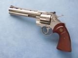 Colt Python, 6 Inch Nickel, Cal. .357 Magnum
SOLD - 1 of 4