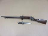 1897 Model Remington Rolling Block in 7mm Mauser with Remington Bayonet/Scabbard
SOLD - 1 of 25