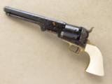Cased Pair of Alvin White Engraved Colts, 1851 Navy & 3rd Model Dragoon
- 4 of 17