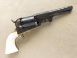 Cased Pair of Alvin White Engraved Colts, 1851 Navy & 3rd Model Dragoon
- 10 of 17