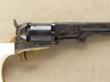 Cased Pair of Alvin White Engraved Colts, 1851 Navy & 3rd Model Dragoon
- 7 of 17