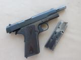 1918 Colt Black Army 1911 with WW1 Web Belt, Clinton Holster, and Mag Pouch SOLD - 20 of 25
