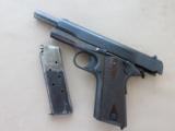 1918 Colt Black Army 1911 with WW1 Web Belt, Clinton Holster, and Mag Pouch SOLD - 19 of 25
