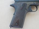 1918 Colt Black Army 1911 with WW1 Web Belt, Clinton Holster, and Mag Pouch SOLD - 16 of 25
