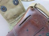 1918 Colt Black Army 1911 with WW1 Web Belt, Clinton Holster, and Mag Pouch SOLD - 5 of 25