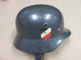 M35 Double Decal Luftwaffe Helmet, German WWII
- 2 of 12