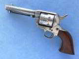 Antique Colt Single Action Army, Cal. .45 Long Colt
4 3/4 Inch Barrel, Nickel, 1st Generation - 2 of 9
