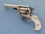 Colt 1877 "Lightning", Cal. .38 Cal.
3 1/2 Inch Barrel, Nickel, with Pearl Grips
SOLD
- 9 of 10