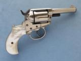 Colt 1877 "Lightning", Cal. .38 Cal.
3 1/2 Inch Barrel, Nickel, with Pearl Grips
SOLD
- 10 of 10
