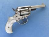 Colt 1877 "Lightning", Cal. .38 Cal.
3 1/2 Inch Barrel, Nickel, with Pearl Grips
SOLD
- 2 of 10