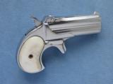 Remington O/U Derringer with Pearl Grips, Cal. .41 R.F.
SOLD - 2 of 7