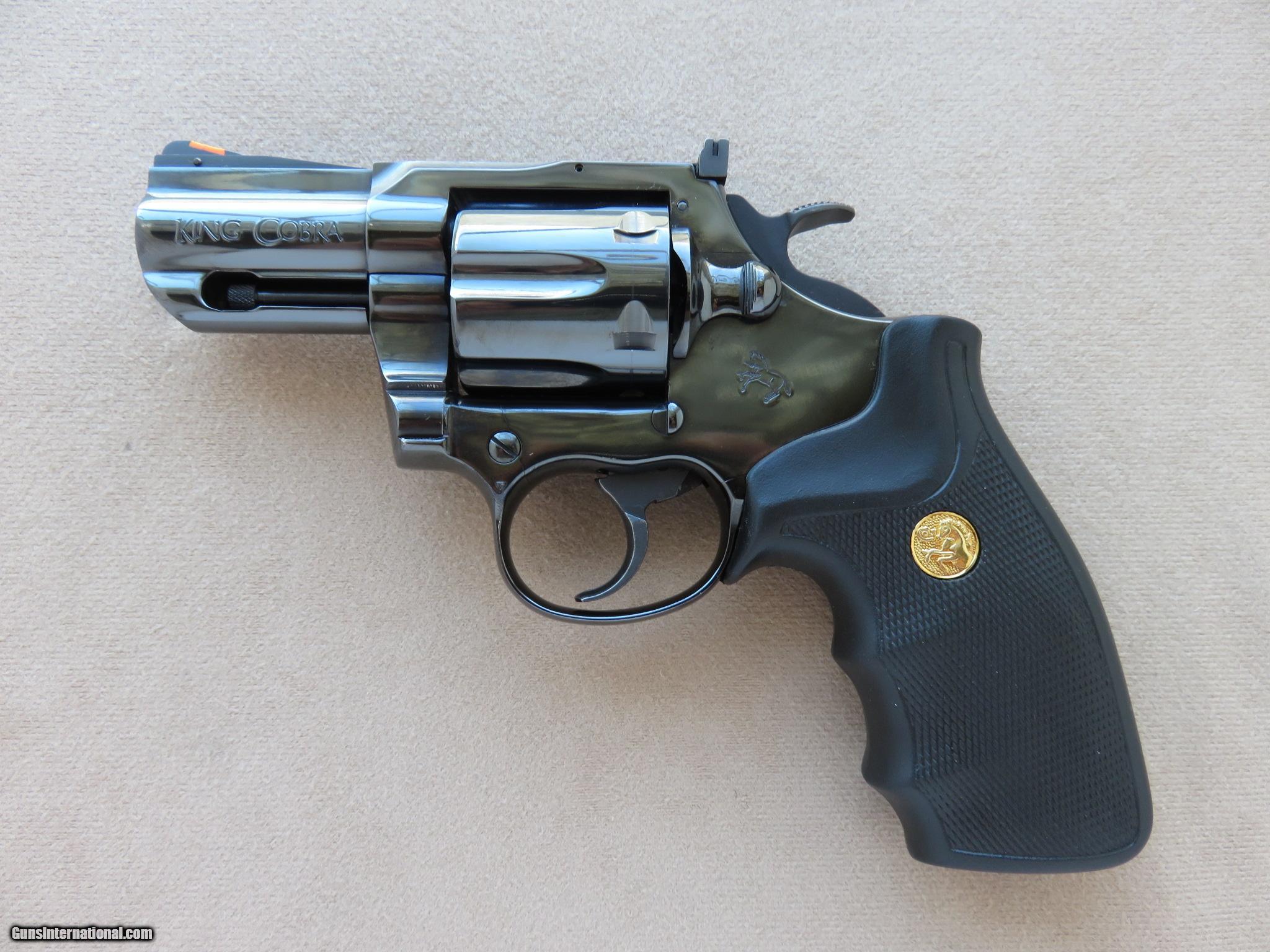 Colt King Cobra 357 Magnum With 2 12 Inch Barrel In Blue Finish Sold 3873