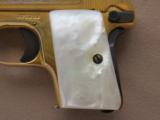 Colt 1908 .25 ACP with Pearl Grips and Gold Plating
SOLD - 4 of 14