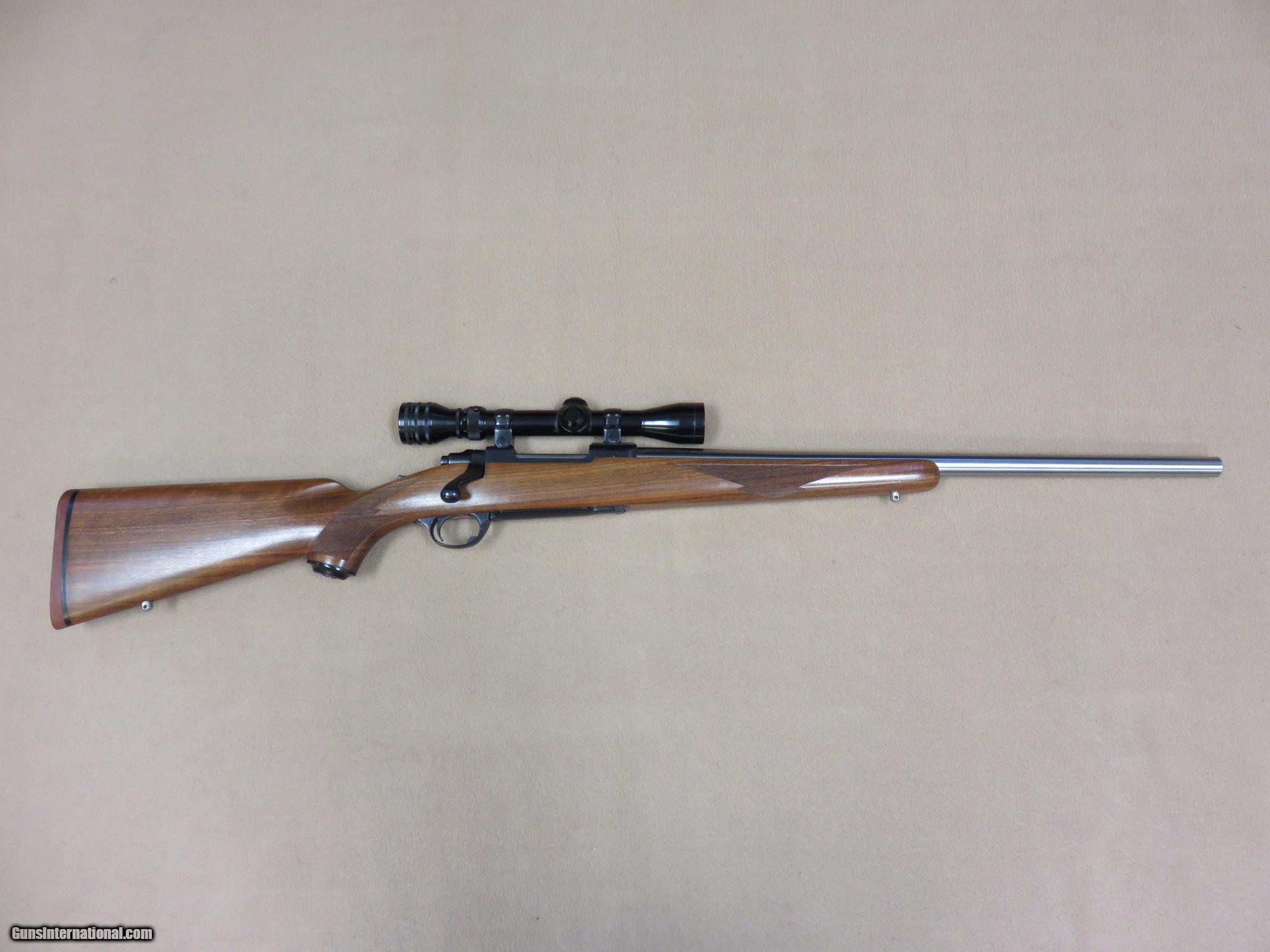 Vintage Custom Ruger Model 77 W Stainless Bull Barrel In 22 250 Caliber