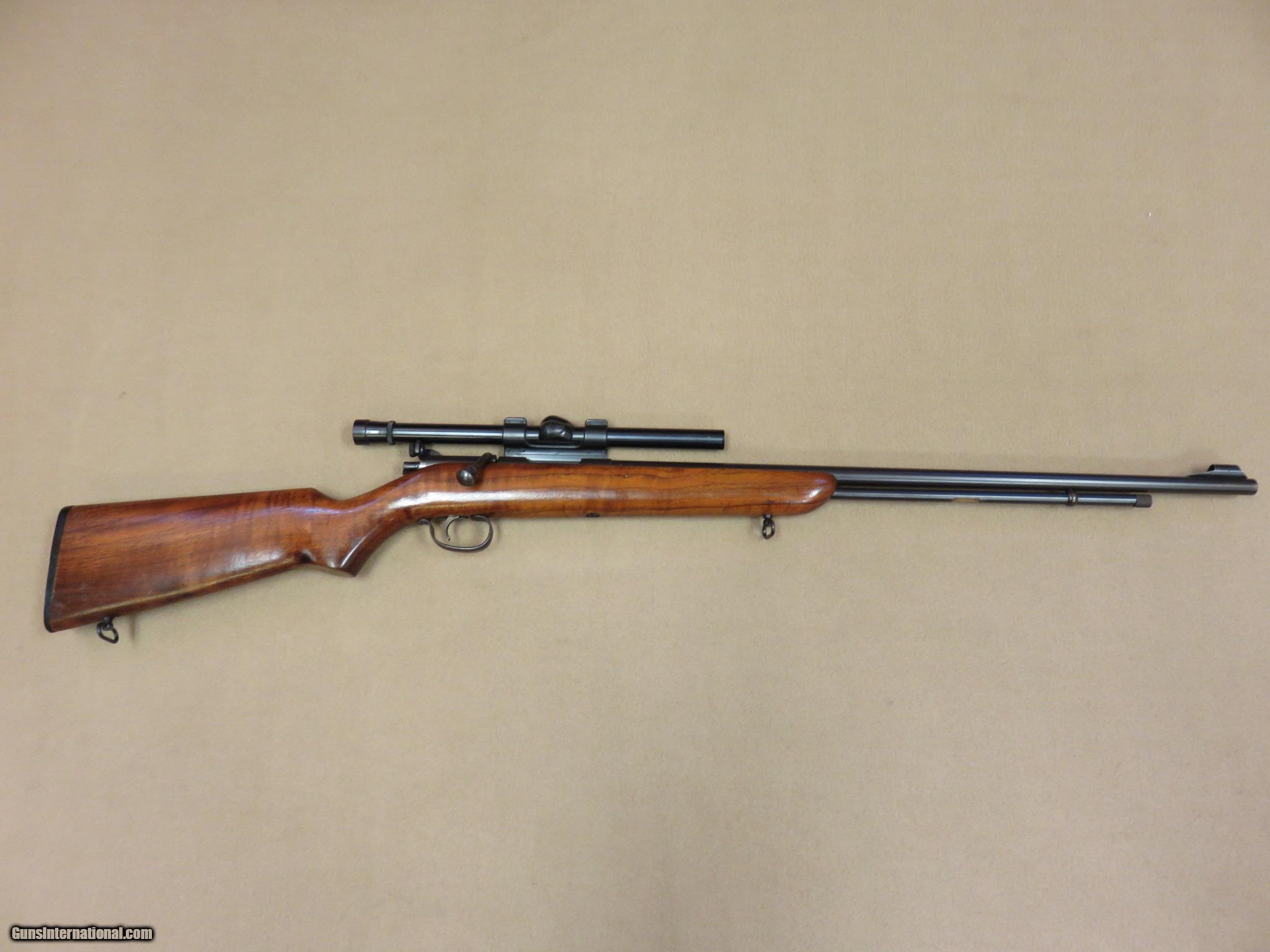 1937 Remington Model 341P .22 Rifle with Vintage Weaver Scope