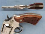 Smith & Wesson Model 10, Cal. .38 Special, Nickel Finished
SOLD - 3 of 5