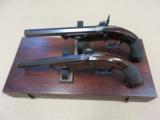 Very Fine Set of Cased
E. Anschutz Dueling/Target Pistols Mfg. In Philadelphia - 10 of 25