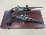 Very Fine Set of Cased
E. Anschutz Dueling/Target Pistols Mfg. In Philadelphia - 3 of 25