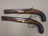 Cased Set Of Richards, London Large Bore Dueling Pistols - 21 of 25