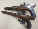 Cased Set of P. Vallee Dueling Pistols Mfg. in Philadelphia, PA. - 17 of 22