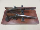 Cased Set of P. Vallee Dueling Pistols Mfg. in Philadelphia, PA. - 3 of 22