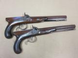 Cased Set of P. Vallee Dueling Pistols Mfg. in Philadelphia, PA. - 10 of 22